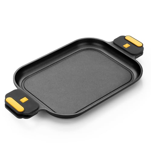 BRA Origen | Plancha 40 cm, Aluminio Fundido, Antiadherente, sin PFOA, Full Induction, Apto para Todo Tipo de cocinas, incluida inducción