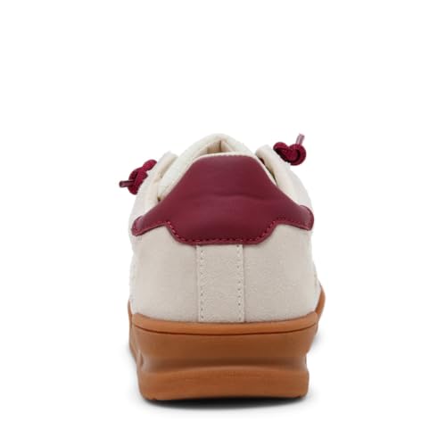Steve Madden Steve Madden Women's Verdict, Burgundy/White, 7.5 Medium