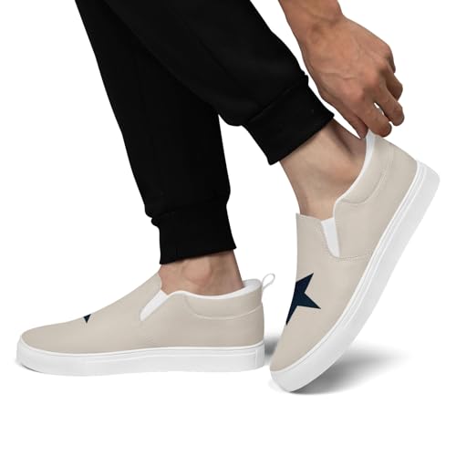 Patriotic Slip-On Sneakers for Men, Women's Comfortable Flat Canvas Shoes Casual Loafers with American Flag Designs4