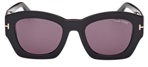 Tom Ford GUILLIANA FT 1083 Shiny Black/Smoke 52/22/140 women Sunglasses2