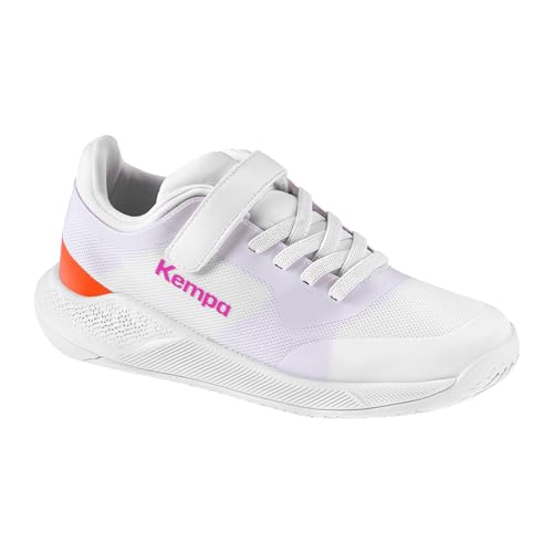 Kempa Kourtfly Kids Sport-Schuhe, weiß/lila, 31 EU