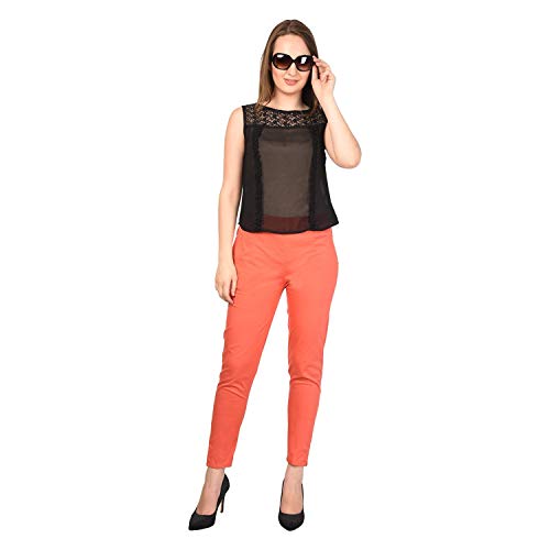 Image of SriSaras Women's Premium Cotton Trousers /Pants