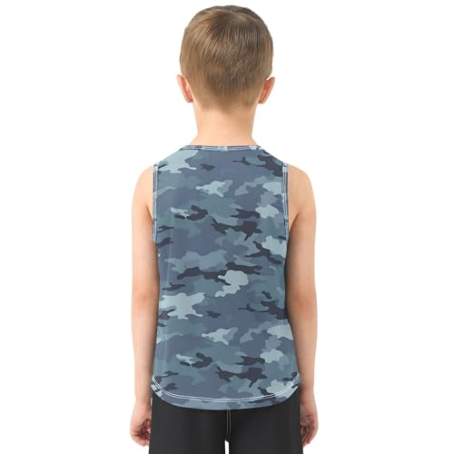 Boys Tank Top Quick Dry Toddler Soft Sleeveless Dance Undershirts Beach Casual Clothes3