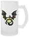 Czarny Kostka do gry smok D I D Przezroczysty Kubek dla Piwo Z Uchwytem Transparent Mug For Beer