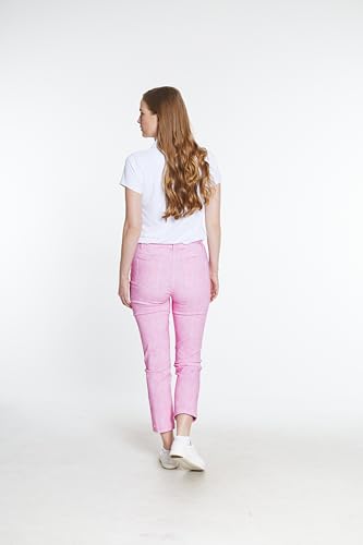 SLIM-SATION Women's Pull-on Print Pant with Belt Loops3