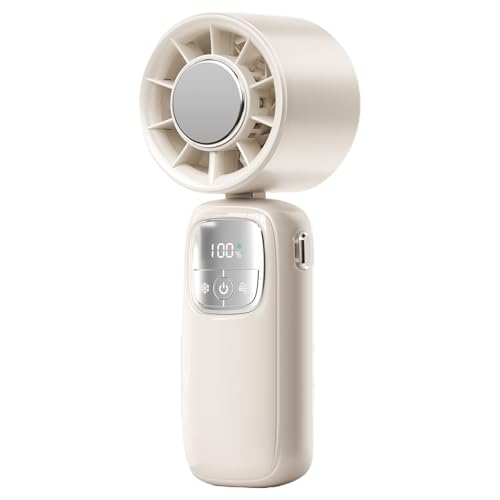 Genérico Ventilador Portátil - Dispositivo De Enfriamiento Plegable Y Práctico - Ventilador Silencioso USB Recargable para Acampar Viajes Playa Jardín Gimnasio