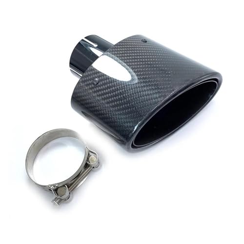 Tubo de escape de coche negro decorativo para personalizar vehículos universales