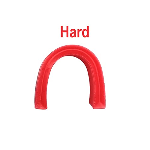 12 PCS Dental Base Wax Bite Blocks Rim Red Hard Wax Block U Shape