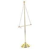 Toyvian 1 Satz Metall -fahnenmast Drinnen Flaggenbasisständer Zubehör Für Fahnenmasten Festivalfahnen Mit Stangen Fahnenstange Seil Fahnenmast Zu Hause Dekorative Fahnenbasis Nylon Golden