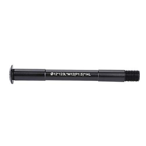SPYMINNPOO Fork Thru Axle, Lightweight Aluminum Alloy Front Hubs Tube Shaft, Replacement for Rock Shox Front Fork, for All (ø12*123L*M12(1.5)*14L)