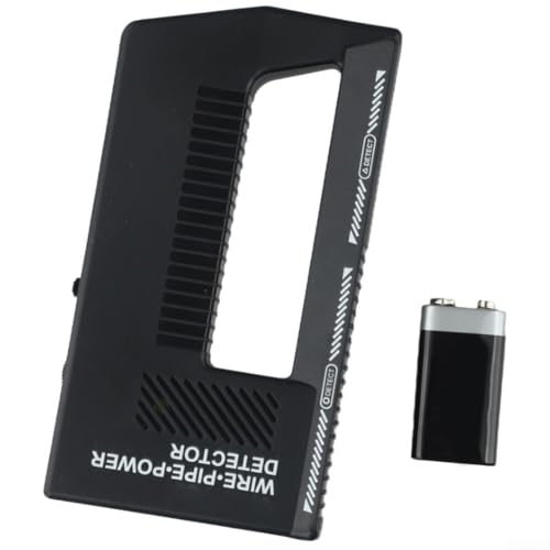 Detector de metales portátil, 1 paquete para herramientas de escaneo de pared con alertas de sonido y luz para detectar tuberías cables y objetos metálicos para uso doméstico y laboral