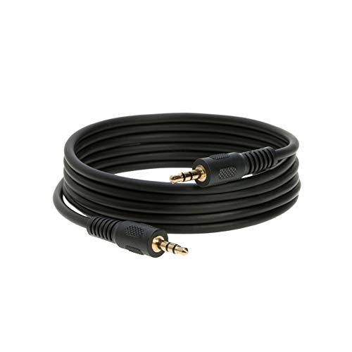 Cable de audio Jack 3.5mm 12FT auxiliar miniatura 4
