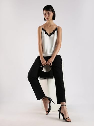 Calvin Klein Jeans Women's Ponte Cropped Straight Pants2