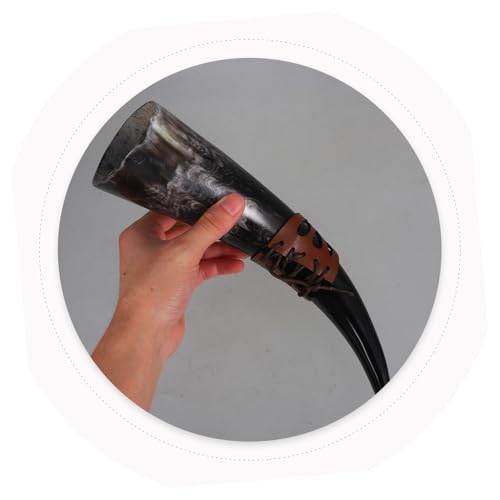 Miniatura 3 de Ciieeo Taza De Cuerno De Inspiración Vikinga, Vaso Para Beber De Gran Capacidad, Resistente, Estilo Medieval, Para Bares Y Ambientación Del Hogar