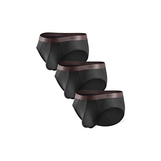 Separatec Herrshorts, herrkalsonger, underkläder för män med separata påsar bambu boxershorts som andas, mjuka, bekväma med fluga, 3-pack monterade undershorts