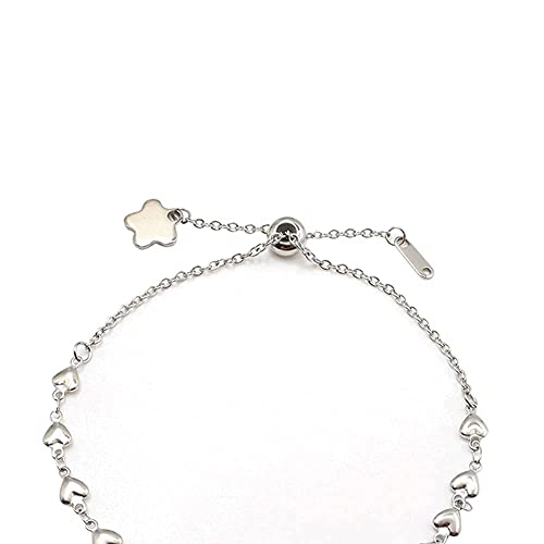 Saunuchi 10Pcs Stainless Steel Girls Bracelet Blank Bezels 12Mm Round Cabochon Bracelet Tray Setting For Women's Jewelry Diy Making (Pattern B) #TOP5