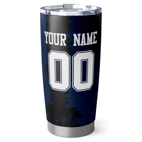 Image of ANTKING Dallas Tumbler 20oz Travel Mug Custom Number Name Gifts