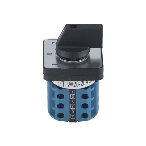 Sélecteur commutateur rotatif LW28-20 220V 20A interrupteur universel 3 positions