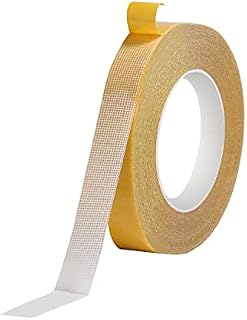 1 Roll Double Sided Tape, 0.59in x 66ft / 1.5cm x 20m Multifunctional Double Sided Tape Heavy Duty Super Sticky Double Sided Mounting Tape with Fiberglass Mesh for Home Office School
