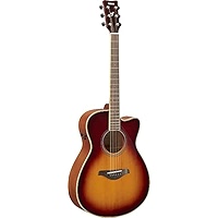 Yamaha エレキギター フルアコースティック ブラウン Amazon.co.jp: Yamaha FGC-TA BS Transacoustic Guitar Brown