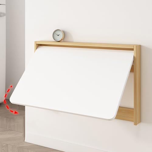 Table murale rabattable et design flottant compact 64x49cm