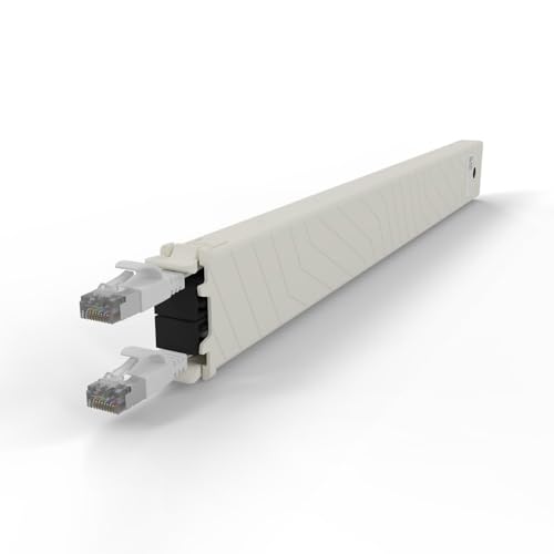 Cassette PATCHBOX STP Blanc 8RU élimine le surplus de câble réseau