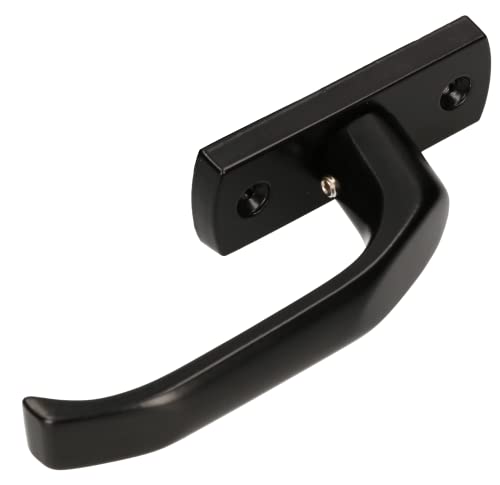 KOTARBAU® Door Handle with Short Plate for Doors Gates Gates Black, 1 piece - Image 3