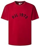 Pepe Jeans Maverick tee Camiseta, Rojo (Rojo Rugby), M para Hombre