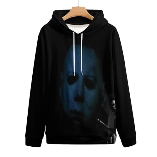 ZHANGXM Adult Sweater Sweatshirts Halloween Michael Myerss Long Sleeve Pullover Sweatshirt Casual Outfits Fall Clothes3
