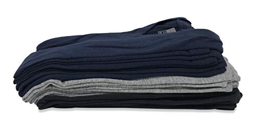 image for Andrew Scott Boys'12 Pack V Neck T Shirt Cotton Color Undershirts - Bo