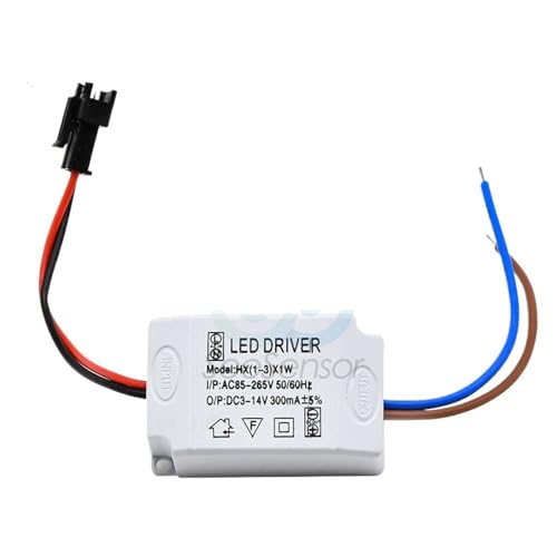 Transformateur LED 300mA anti-scintillement pour alimentation 1W 3W stable