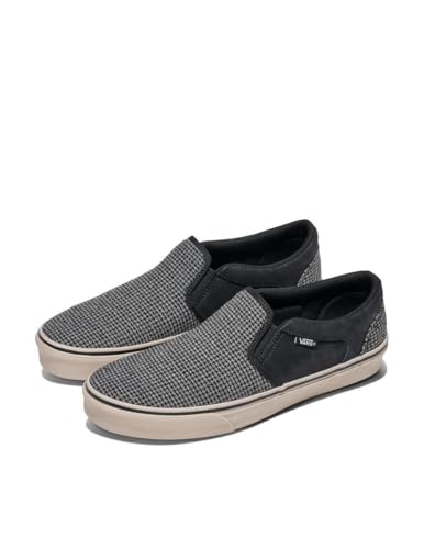 Image of Vans Men's Asher Slip-on Shoe - Comfortable Sneakers for Walking, Fashion & Everyday Wear