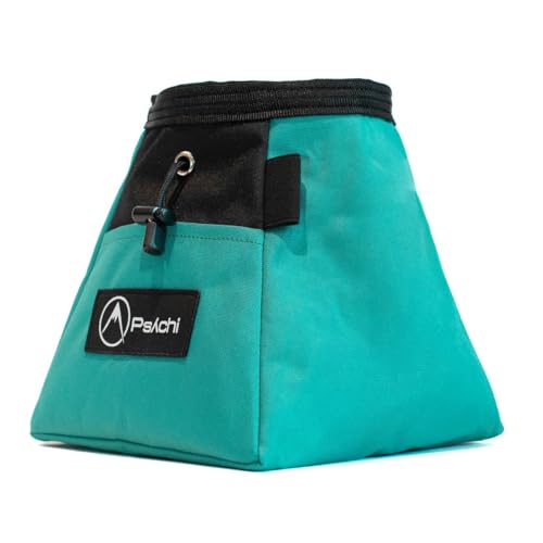 Bolsa cubo de magnesio para escalada con bolsillos de cremallera dobles 5