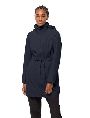 Jack Wolfskin Damen Norden Port Coat W Mantel, Night Blue, S