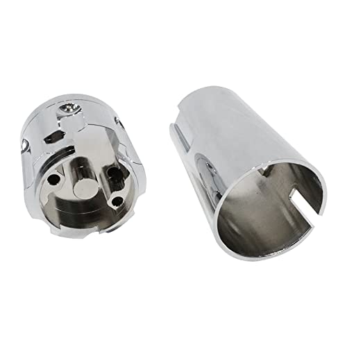 Yshap Gun Barrel Shift Knob Kit 13/18 Eaton Fuller Peterbilt Kenworth Freightliner Gun Barrel Six Shooter Gear Shift Knob Kit With Chrome Lower Plastic Sleeve #TOP6