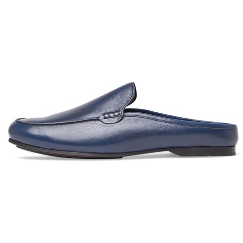 Carlos Santana Planeo Slides for Men | Leather Footbed | Rubber Outsole2