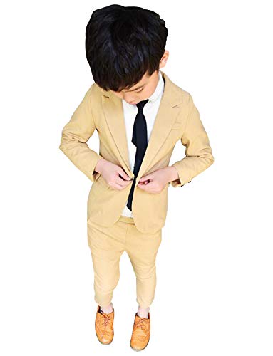Costume garçon slim fit veste pantalon smoking chic pour la noce