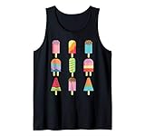 Funny Ice Cream Retro Popsicle Tank Top
