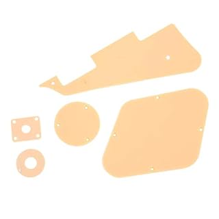 Mxtech avec vis, Ensemble de pickguard pour Guitare, crème, Durable, léger, Lisse, Scratch, pour Guitare Jazz - Les Beatles, Paul McCartney, John Lennon, RIngo Starr, George Harrison Mxtech avec vis, Ensemble de pickguard pour Guitare, crème, Durable, léger, Lisse, Scratch, pour Guitare Jazz – Image 2