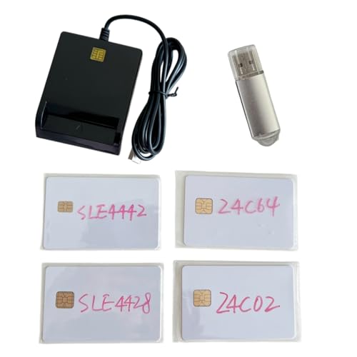 ISO7816 Contact Smart Card Reader DOD Military USB Common Access CAC, Compatible with Windows, Mac OS 10.6-10.10 and Linux System (Black) by XCRFID