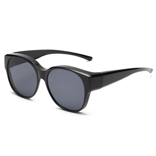 Vroxdrez Superpuestas Gafas de Sol Grandes Polarizadas Hombre Mujer Running con Protección UV400, Ligeras y Cómodas Para Uso Diario