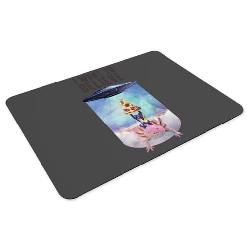 Sets de table chat extraterrestre lot de 4 dessous caoutchouc noir de grand format