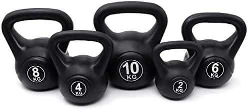 2-10kg Heavy Weight Kettle Bell for Strength Cardio Training - Kettlebells for Home and Gym Fitness Workout for Bodybuilding Weight Lifting - Single (Size : 8kg)