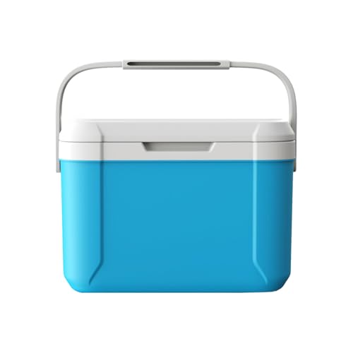 Camping Kühltasche, tragbarer Kühlschrank für Outdoor Abenteuer, hält Lebensmittel bis zu 96 Stunden kühl, Ideal für Strand, Sport Camping (Blue, 29x20.8x20.4cm)
