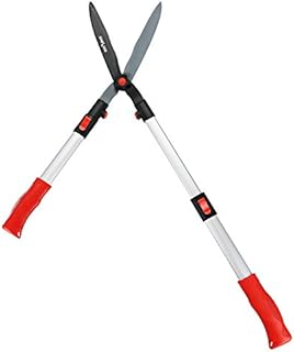 FLORA GUARD 26 Inch Telescopic Hedge Shears - Professional Garden Hedge Clippers Aluminum Handle Gardening Shears