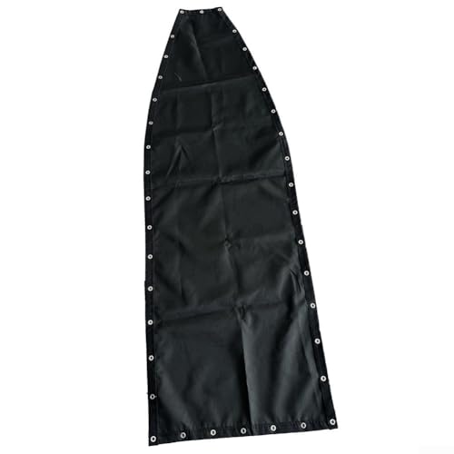 Ersatztuch Für Hängeschaukelstuhl Schwarz - Textilene Bezug 64x197x23cm Mit Seil