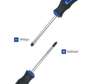 ROTATION 6PC Magnetic Tip Screwdriver Set, 3 Phillips and 3 Flat — photo 4 of 6