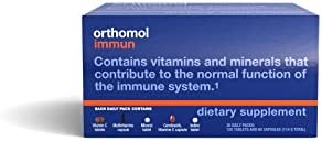 Orthomol Immun Tablet and Capsule, Immune Support Supplement, 30-Day Supply, Vitamins A, B, C, D, E, Zinc, Iodine