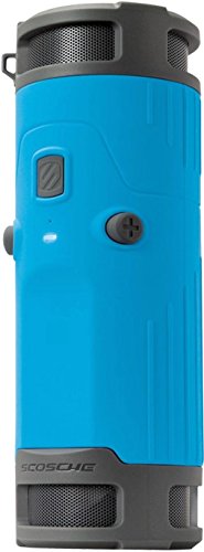 SCOSCHE BTBTLBL boomBOTTLE Weatherproof Wireless Portable Speaker - Retail Packaging - Blue/Black