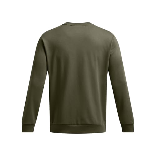 Under Armour Men's Project Rock Red One Believe Crew Neck Sweatshirt4